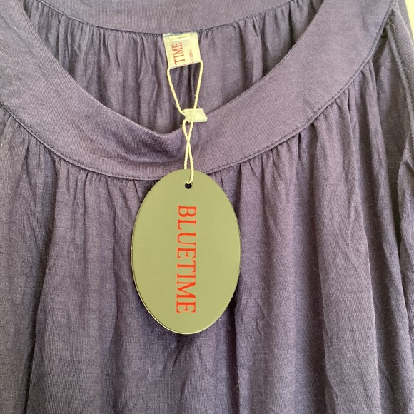 Bluetime New with Tags Blue Bathing Suit Cover Up Large - Picture 4 of 5